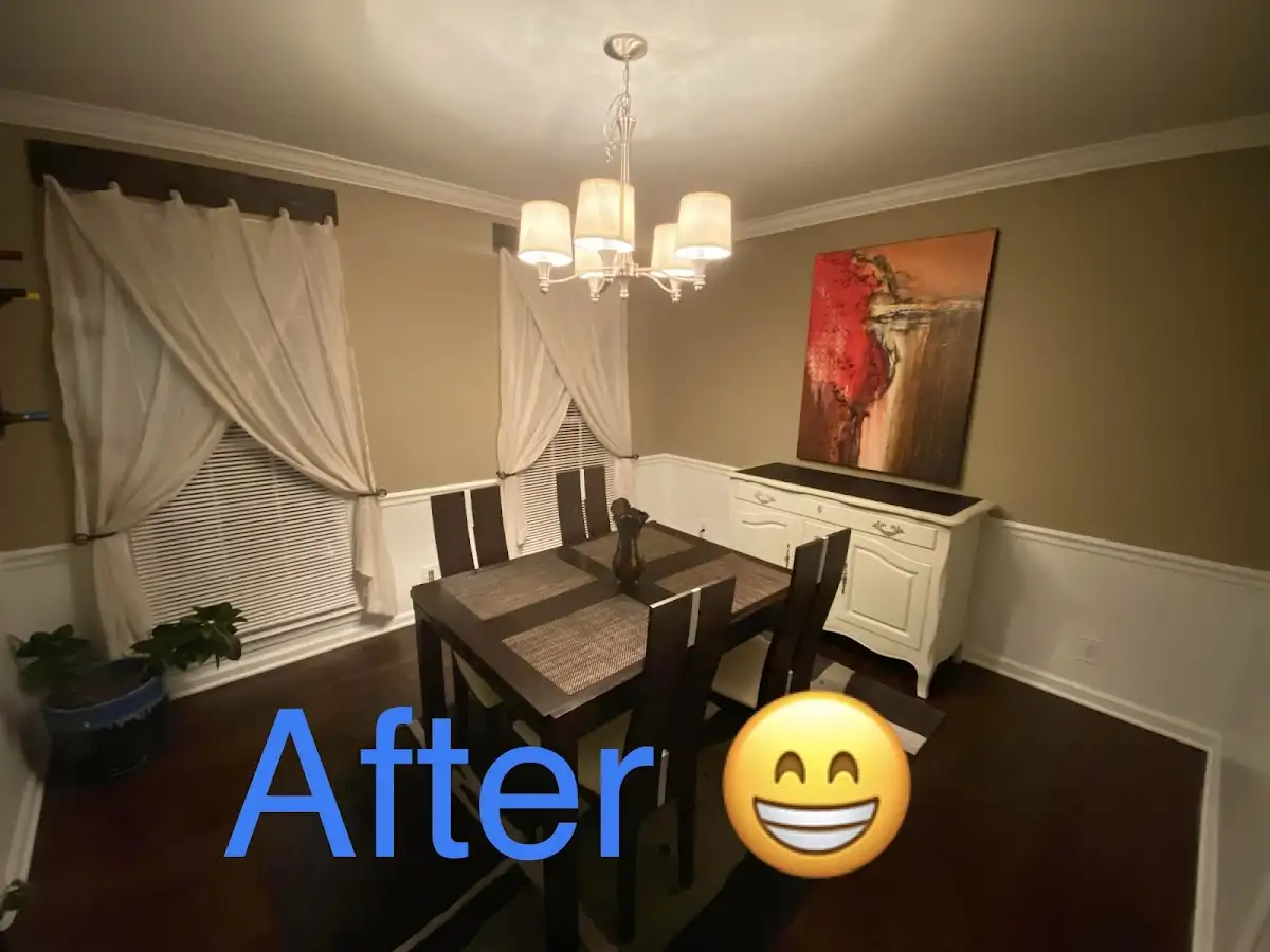 Professional dining room restoration after water damage in Thatcher
